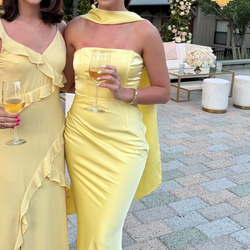Elegant Yellow Dress